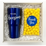 You Are Awesome Gift Box with Tumbler & Gourmet Popcorn