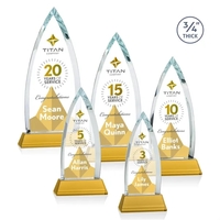 The striking Shildon Award is a 3/4" thick Starfire arrowhead with... from...