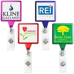 Color Chrome JUMBO Square Badge Reel