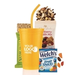 Stadium Tumbler with Healthy Snacks