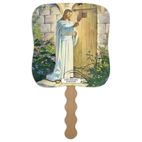 Christ Knocking At The Door - Pictorial Fan... from ASI 40480 Koozie Group