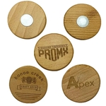 Circle Stock Wood Magnets