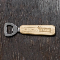 Custom Laser Engraved Wood Bottle Opener... from ASI 61966 HPG / BCG...