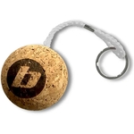 Round (Ball) Floatie Recycled Cork Keychains