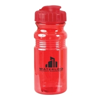20 oz. translucent sports bottle with leak-resistant, screw-top cap,...