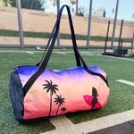Round Duffel Bag- Full Color-Sewn in the USA