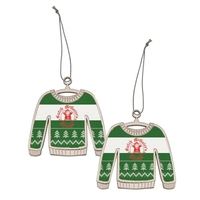 Ugly Sweater Holiday Ornament (2-Sided)