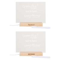 Message board with LED backlighting and white liquid chalk pen.... from ASI...