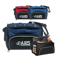 600D Polyester cooler bag with adjustable carry starp and mesh pocket... from...