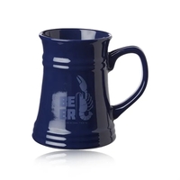 17 oz. tankard beer mug made of natural coated stoneware.... from ASI 39552...