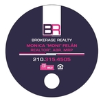 Circle w/ Hole Hand Fan Full Color (1 Side)