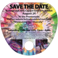 Palm Leaf w/ Hole Hand Fan Full Color (1 Side)