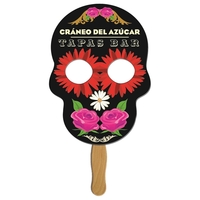Skull shape fast fan with wooden stick.... from ASI 67620 Lion Circle Corp /...