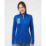 Adidas Women's 3-Stripes Double Knit Full-Zip Jacket