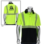 Class 2 Polo Shirt with Black Bottom Front