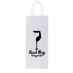 White Kraft Shopping Bag