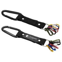 Aluminum Carabiner Strap with Color-Code Key Clips
