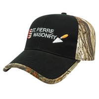 Medium profile six panel chino twill cap with RealTree® camo back,... from...