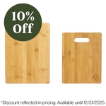 2-Piece Bamboo Cutting Board Set