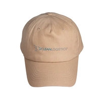 Medium profile five-panel 100% cotton twill cap with pre-curved visor and......
