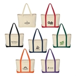 Large 24 oz. Starboard Cotton Canvas Tote Bag