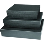 9" x 12" Black Regal Gift Box with 3 Layers of Foam