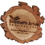 2.5" - Assorted Hardwood Species Bark Edge Magnets