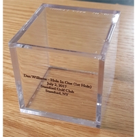 2" x 2" x 2" cubicle acrylic display case for single... from ASI 92531 Unique...