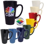 16oz Vitrified Cafe Latte Mug, spot color