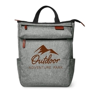 10.25" x 14" x 6.5" 300 Denier polyester Asher laptop backpack... from ASI...