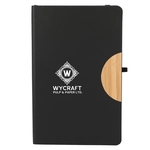 5.5" x 8.5" Kaya Recycled PU and Bamboo Journal