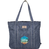 The Goods Navy Heather Carry All Tote... from ASI 66887 PCNA