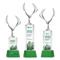 Maverick Eagle VividPrint™ Award on Belcroft Base - Green