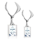 Maverick Eagle VividPrint™ Award on Lexington Base - Clear