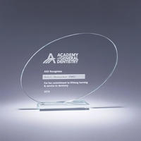 Venture award made of elegant starphire crystal available in small and......
