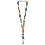 5/8" Bridal Satin Lanyard - Sublimation