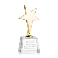 Tuscany Gold Star on Robson Base - Clear