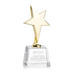 Tuscany Gold Star on Robson Base - Clear