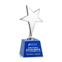 Tuscany Chrome Star on Robson Base - Blue