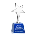 Tuscany Chrome Star on Robson Base - Blue