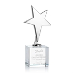 Tuscany Chrome Star on Granby Base - Clear