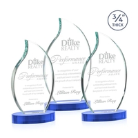 Croydon Flame Award on Alberton Base - Sky Blue