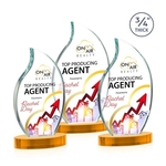 Croydon VividPrint™ Award on Alberton Base - Amber