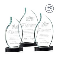 Croydon Flame Award on Alberton Base - Black... from ASI 84592 St Regis Group...