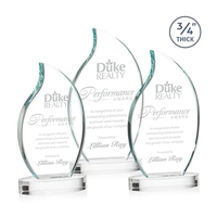 Croydon Flame Award on Alberton Base - Clear