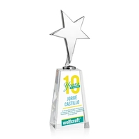 Tuscany Chrome Star VividPrint™ Award on Novita Base - Clear