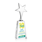 Tuscany Chrome Star VividPrint™ Award on Novita Base - Clear