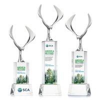 The Maverick Eagle VividPrint™ Award showcases a soaring chrome eagle, a......