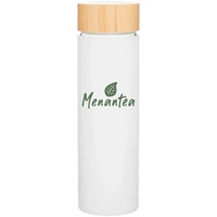 18 oz h2go Dawn Single Wall Glass Bottle w/Silicone Sleeve