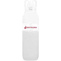 25 oz h2go Void Single Wall Plastic Bottle w/Straw/Sleeve